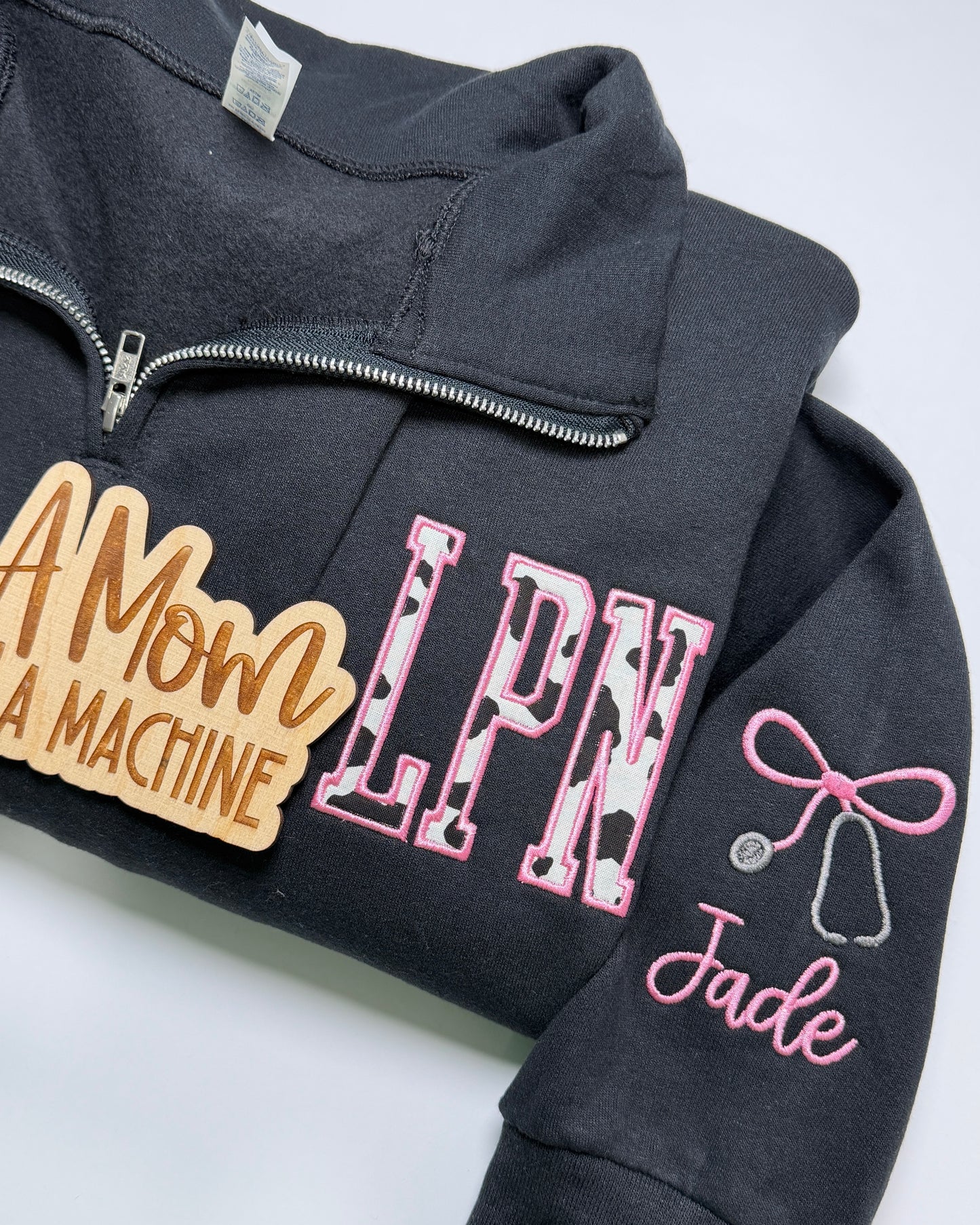 Healthcare Quarter Zip (RN, LPN, CNA, NP, EMT, LAB, etc.)
