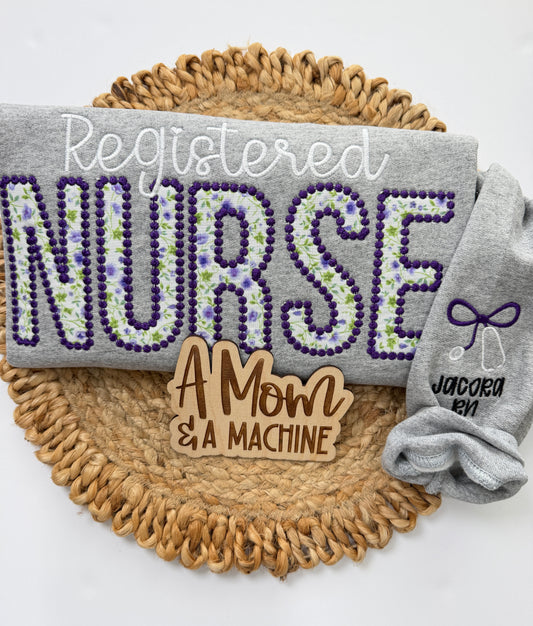 Personalized “Nurse” Sweatshirt