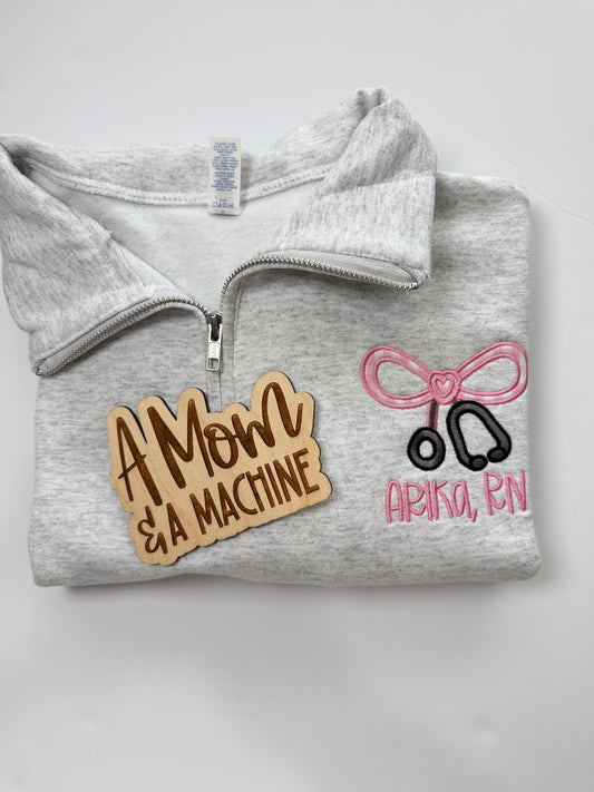 Credential Stethoscope Quarter Zip