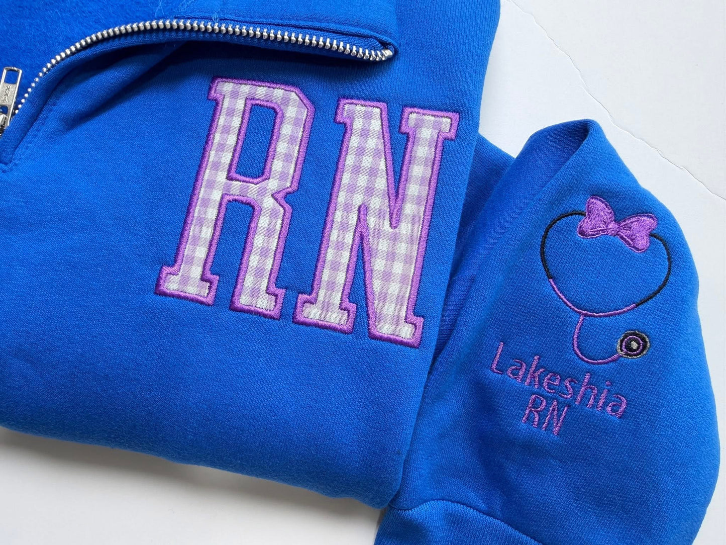Healthcare Quarter Zip (RN, LPN, CNA, NP, EMT, LAB, etc.)
