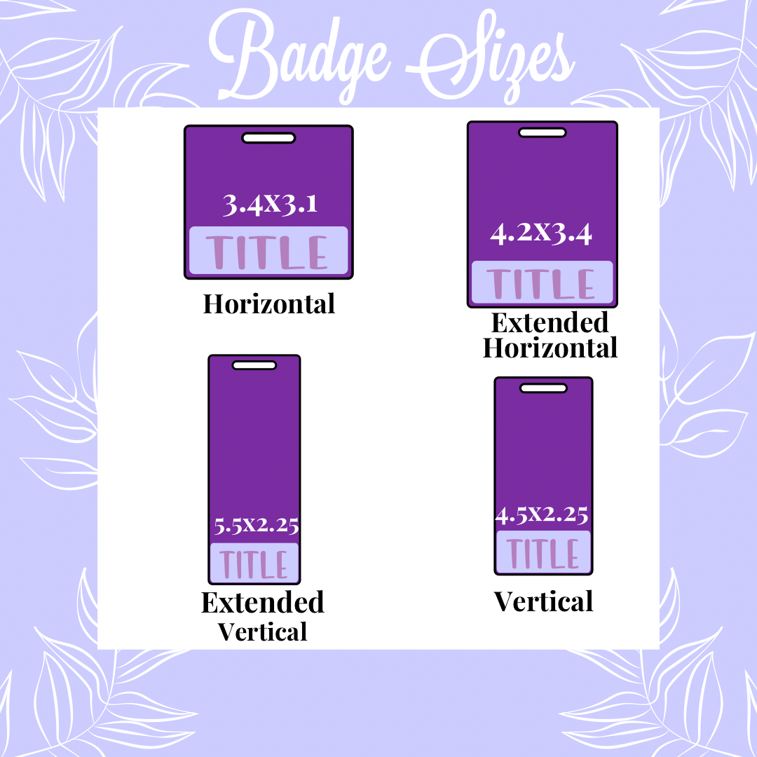 Extended Horizontal Badge Buddy
